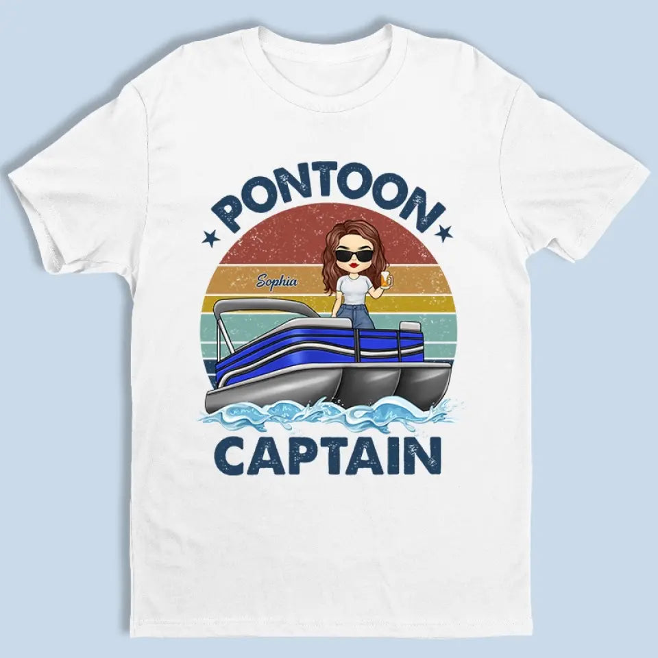 Life's Better On A Pontoon - Family Personalized Custom Unisex T-shirt, Hoodie, Sweatshirt - Gift For Family Members, Pontoon Lovers