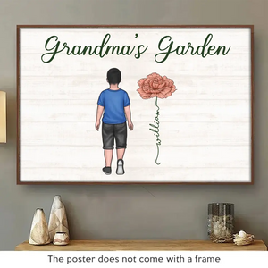 I'll Be There For You - Family Personalized Custom Horizontal Poster - Gift For Grandma