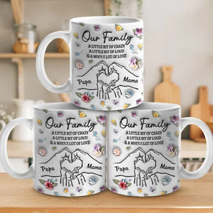 Family Means Nobody Gets Left Behind Or Forgotten - Family Personalized Custom 3D Inflated Effect Printed Mug - Gift For Family Members