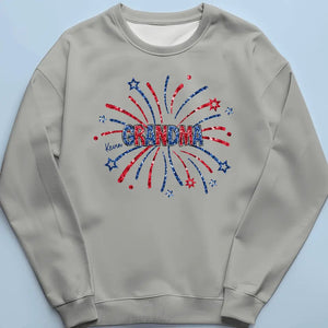 Shine Like Fireworks - Family Personalized Custom Unisex T-shirt, Hoodie, Sweatshirt - 4th of July, Gift For Mom, Grandma