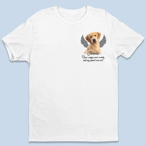 Custom Photo Once By My Side, Forever In My Heart - Memorial Personalized Custom Unisex T-shirt, Hoodie, Sweatshirt - Sympathy Gift For Pet Owners, Pet Lovers