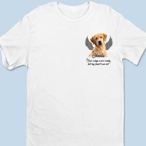 Custom Photo Once By My Side, Forever In My Heart - Memorial Personalized Custom Unisex T-shirt, Hoodie, Sweatshirt - Sympathy Gift For Pet Owners, Pet Lovers