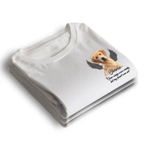 Custom Photo Once By My Side, Forever In My Heart - Memorial Personalized Custom Unisex T-shirt, Hoodie, Sweatshirt - Sympathy Gift For Pet Owners, Pet Lovers