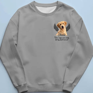 Custom Photo Once By My Side, Forever In My Heart - Memorial Personalized Custom Unisex T-shirt, Hoodie, Sweatshirt - Sympathy Gift For Pet Owners, Pet Lovers