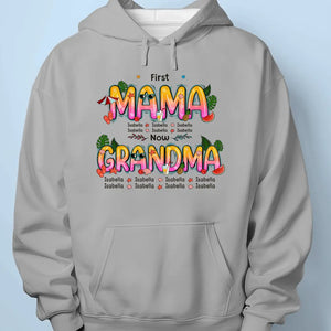 A Grandma Is A Hug Waiting To Happen - Family Personalized Custom Unisex T-shirt, Hoodie, Sweatshirt - Gift For Mom, Grandma