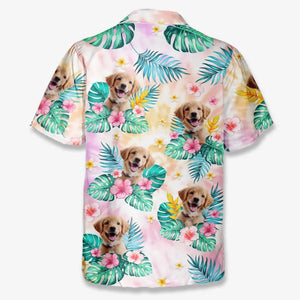 Custom Photo Family Is Family - Family Personalized Custom Unisex Tropical Hawaiian Aloha Shirt - Summer Vacation Gift, Gift For Family Members, Pet Owners, Pet Lovers