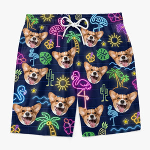 Custom Photo Every Day Should Be A Beach Day - Dog & Cat Personalized Custom Tropical Hawaiian Aloha Men Beach Shorts - Summer Vacation Gift, Birthday Party Gift For Pet Owners, Pet Lovers