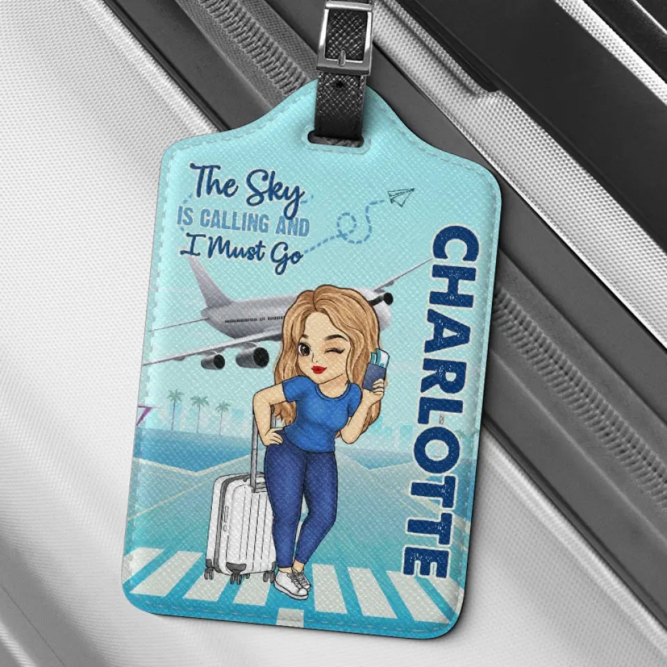 Not All Those Who Wander Are Lost - Travel Personalized Custom Luggage Tag - Holiday Vacation Gift, Gift For Adventure Travel Lovers