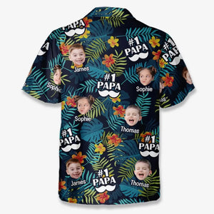 Custom Photo You Are The Best Papa Ever - Family Personalized Custom Unisex Tropical Hawaiian Aloha Shirt - Summer Vacation Gift, Gift For Dad, Grandpa