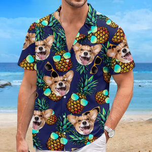 Custom Photo Tropic Like It's Hot - Dog & Cat Personalized Custom Unisex Tropical Hawaiian Aloha Shirt - Summer Vacation Gift, Gift For Pet Owners, Pet Lovers