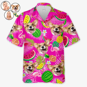 Custom Photo This Summer Is More Special And Stylish - Dog & Cat Personalized Custom Unisex Tropical Hawaiian Aloha Shirt - Summer Vacation Gift, Gift For Pet Owners, Pet Lovers