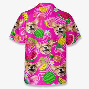 Custom Photo This Summer Is More Special And Stylish - Dog & Cat Personalized Custom Unisex Tropical Hawaiian Aloha Shirt - Summer Vacation Gift, Gift For Pet Owners, Pet Lovers