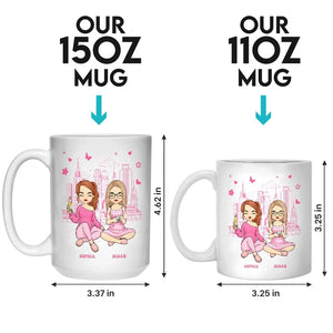 In Our Sisters Era - Bestie Personalized Custom Mug - Gift For Best Friends, BFF, Sisters