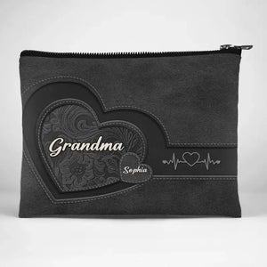 Becoming A Grandmother Is Wonderful - Family Personalized Custom Cosmetic Bag - Gift For Mom, Grandma