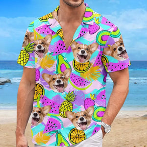 Custom Photo Cool Pets For Hot Days - Dog & Cat Personalized Custom Unisex Tropical Hawaiian Aloha Shirt - Summer Vacation Gift, Gift For Pet Owners, Pet Lovers