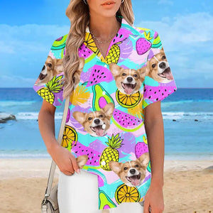 Custom Photo Cool Pets For Hot Days - Dog & Cat Personalized Custom Unisex Tropical Hawaiian Aloha Shirt - Summer Vacation Gift, Gift For Pet Owners, Pet Lovers