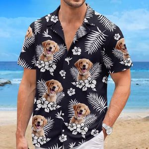 Custom Photo Life Is Short, Take The Beach Trip - Dog & Cat Personalized Custom Unisex Tropical Hawaiian Aloha Shirt - Summer Vacation Gift, Gift For Pet Owners, Pet Lovers