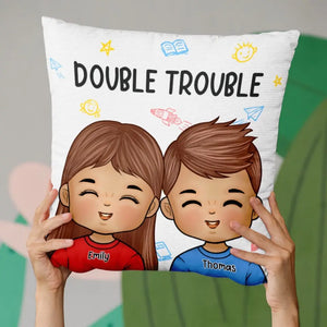 Professional Troublemaker - Family Personalized Custom Pillow - Gift For Family Members