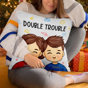 Professional Troublemaker - Family Personalized Custom Pillow - Gift For Family Members