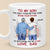 Proud Of You - Family Personalized Custom Mug - Father's Day, Gift For Son