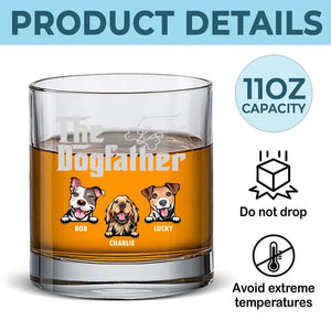 We Are Proud To Have You - Dog Personalized Custom Whiskey Glass - Gift For Pet Owners, Pet Lovers