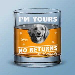 Custom Photo Stay Home, Feed Me, And Drink Whiskey - Dog & Cat Personalized Custom Whiskey Glass - Gift For Pet Owners, Pet Lovers