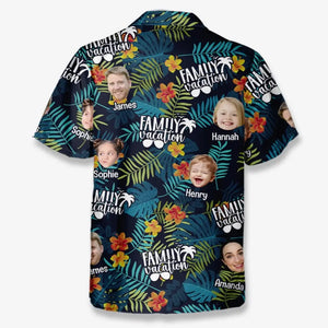 Custom Photo We Know Summer Is The Height Of Being Alive - Family Personalized Custom Unisex Tropical Hawaiian Aloha Shirt - Summer Vacation Gift, Gift For Family Members