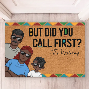 Our Family Looks Cool - Family Personalized Custom Home Decor Decorative Mat - House Warming Gift For Family Members