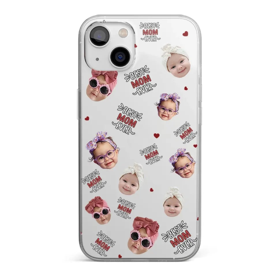 Custom Photo My Favorite People Call Me Grandma - Family Personalized Custom Clear Phone Case - Gift For Mom, Grandma