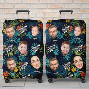 Custom Photo Families That Travel Together, Stay Together - Family Personalized Custom Luggage Cover - Summer Vacation Gift For Family Members