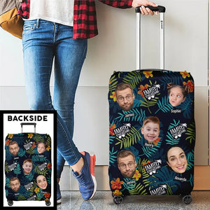 Custom Photo Families That Travel Together, Stay Together - Family Personalized Custom Luggage Cover - Summer Vacation Gift For Family Members