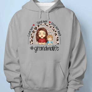 Love Them, Spoil Them, Give Them Back - Family Personalized Custom Unisex T-shirt, Hoodie, Sweatshirt - Gift For Mom, Grandma