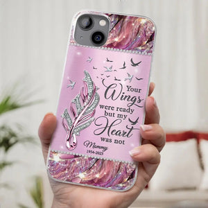 You'll Always Be In My Heart - Memorial Personalized Custom Clear Phone Case - Sympathy Gift For Family Members