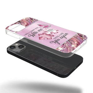 A Piece Of My Heart Lives In Heaven - Memorial Personalized Custom Clear Phone Case - Sympathy Gift For Family Members