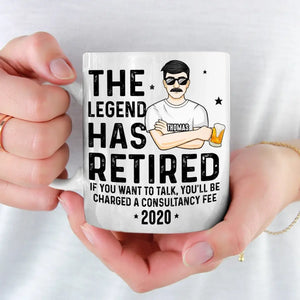 Retirement Is Wonderful - Personalized Custom Mug - Appreciation, Retirement Gift For Coworkers, Work Friends, Colleagues