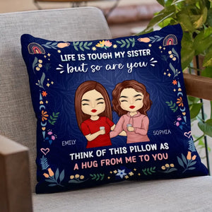 Brothers Are Just Born To Bother Sisters - Family Personalized Custom Pillow - Gift For Family Members, Siblings, Brothers, Sisters