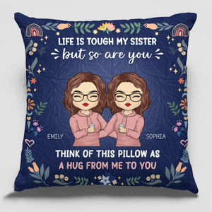 Brothers Are Just Born To Bother Sisters - Family Personalized Custom Pillow - Gift For Family Members, Siblings, Brothers, Sisters