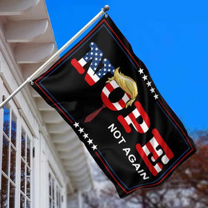 Nope, Not Trump Again, Disapprove Trump - America US Elections Horizontal House Flag