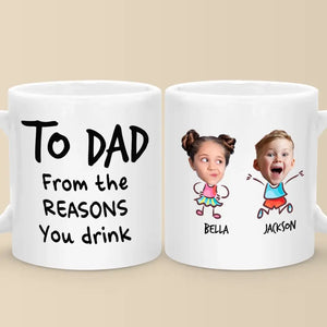 Custom Photo We Look Awesome - Family Personalized Custom Mug - Gift For Mom, Grandma, Dad, Grandpa