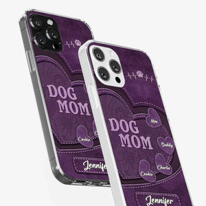 Keep You Forever In My Heart - Dog & Cat Personalized Custom Clear Phone Case - Gift For Pet Owners, Pet Lovers