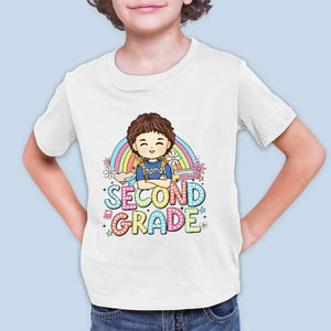 School Level Unlocked - Personalized Custom Kid T-shirt - Back To School Gift For Kid