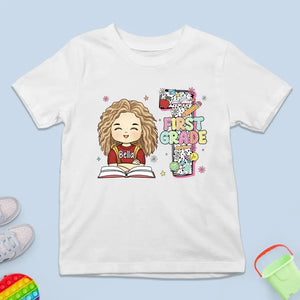 Hello School - Personalized Custom Kid T-shirt - Back To School Gift For Kid