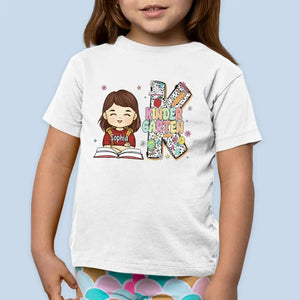 Hello School - Personalized Custom Kid T-shirt - Back To School Gift For Kid