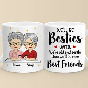 Our Friendship Is Timeless - Bestie Personalized Custom Mug - Gift For Best Friends, BFF, Sisters