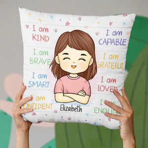 Keep Calm And Study On - Personalized Custom Pillow - Gift For Kid, Back To School Gift