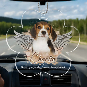 Custom Photo Your Memory Will Forever Brighten Our Days - Memorial Personalized Custom Car Ornament - Acrylic Custom Shaped - New Arrival, Sympathy Gift For Pet Owners, Pet Lovers AMZ