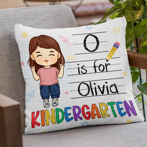 Learning Is An Adventure - Personalized Custom Kid Pillow - Gift For Kid, Back To School Gift