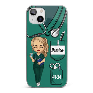 Be The Nurse You Would Want As A Patient - Nurse Personalized Custom Clear Phone Case - Appreciation, Thank You Gift, Nurse Life, Doctor Life