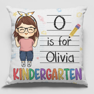 Learning Is An Adventure - Personalized Custom Kid Pillow - Gift For Kid, Back To School Gift