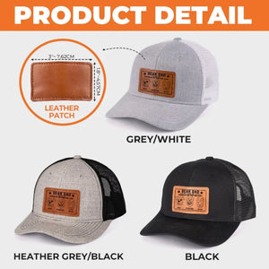 Your Loyal Pup Is Forever Grateful - Dog Personalized Custom Leather Patch Hat - Gift For Pet Owners, Pet Lovers